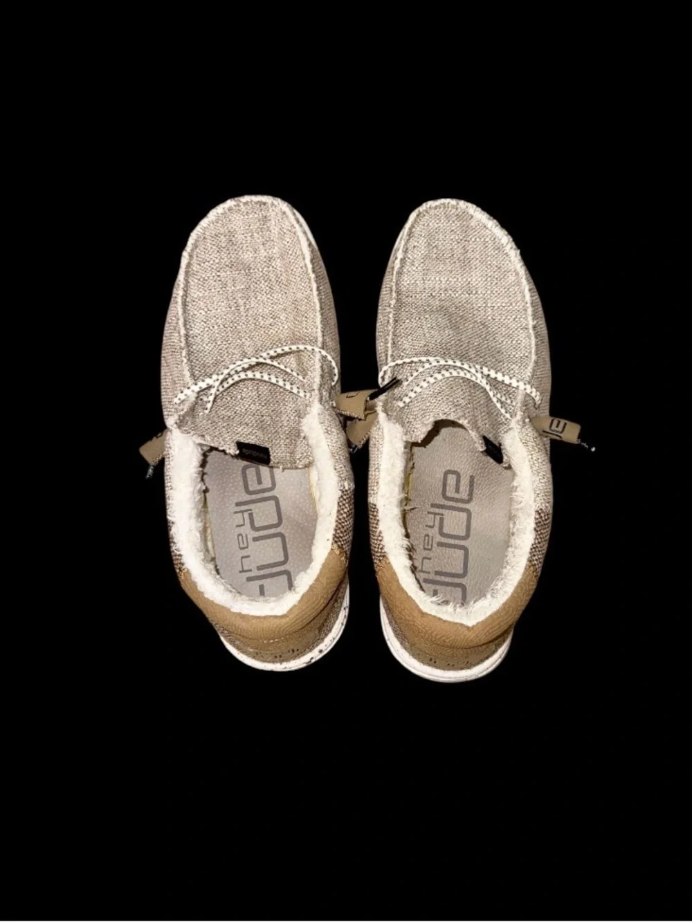 HEY DUDE WALLY STITCH slip on loafers men’s size 9